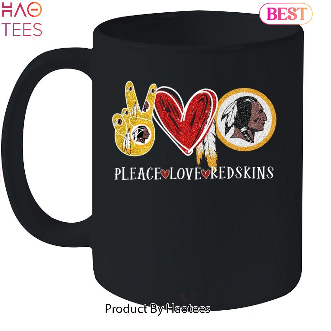 Pleace Love Redskins Washington Redskins Unisex T-Shirt Pleace Love Redskins Washington Redskins Unisex T-Shirt