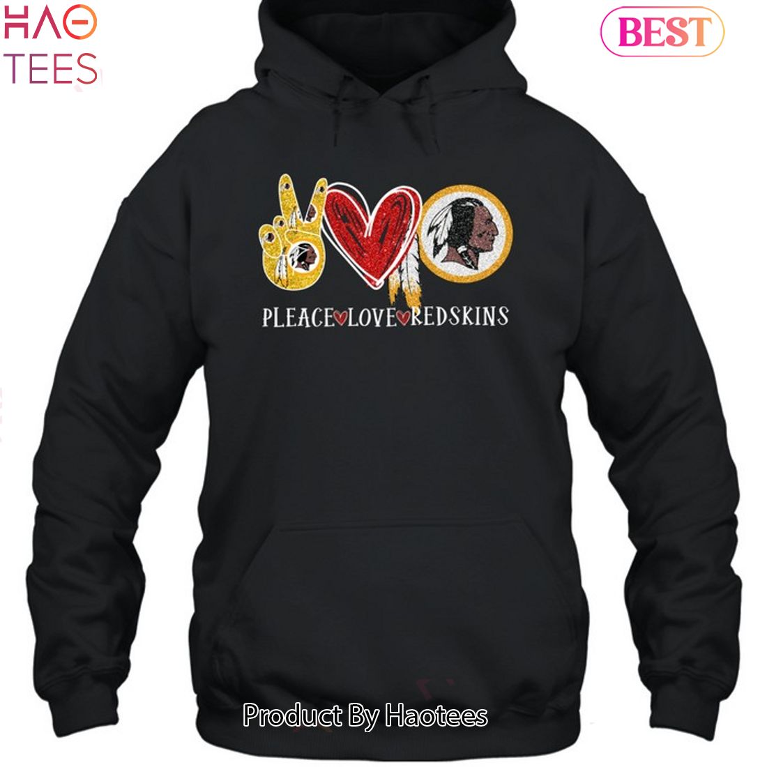 Pleace Love Redskins Washington Redskins Unisex T-Shirt Pleace Love Redskins Washington Redskins Unisex T-Shirt