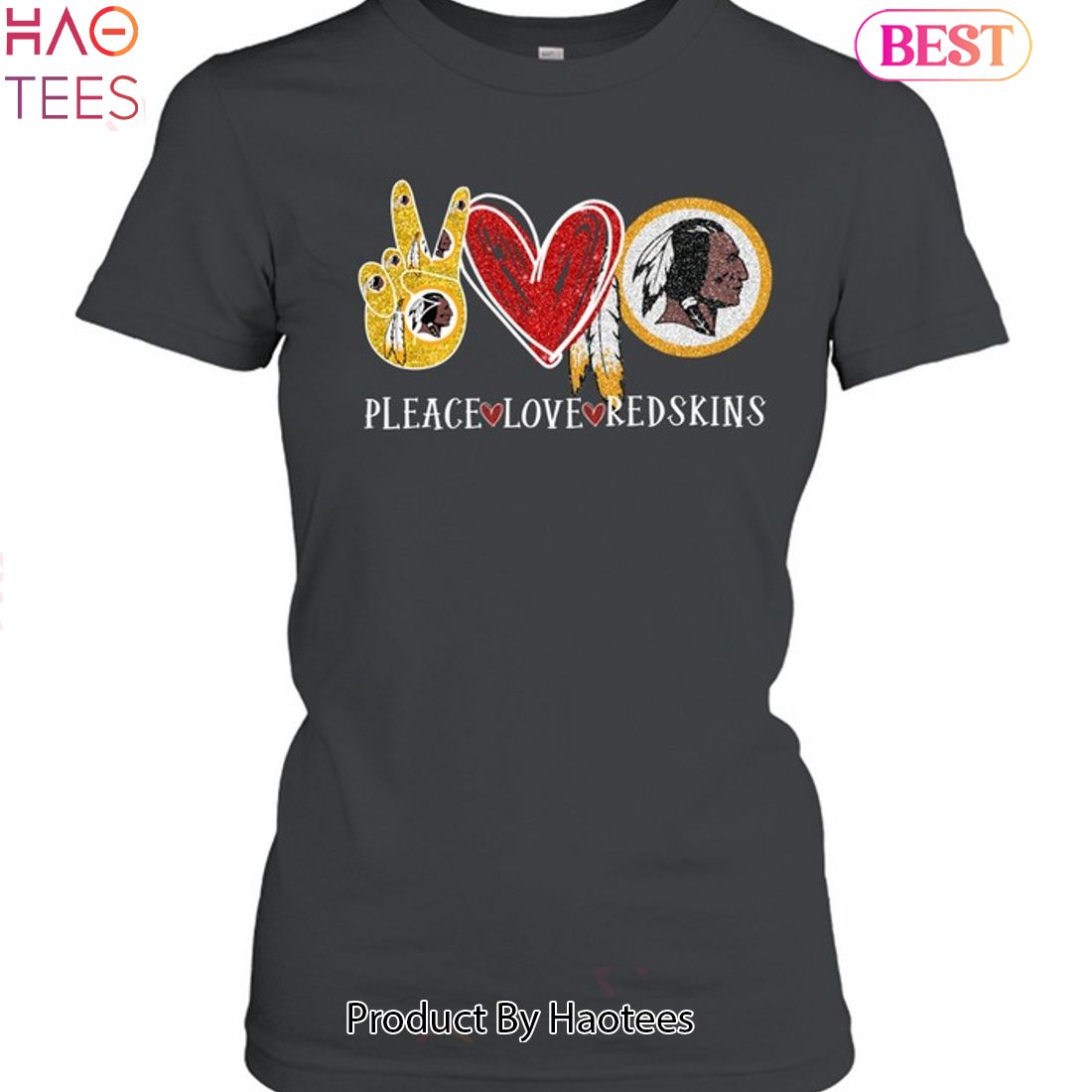 Pleace Love Redskins Washington Redskins Unisex T-Shirt Pleace Love Redskins Washington Redskins Unisex T-Shirt