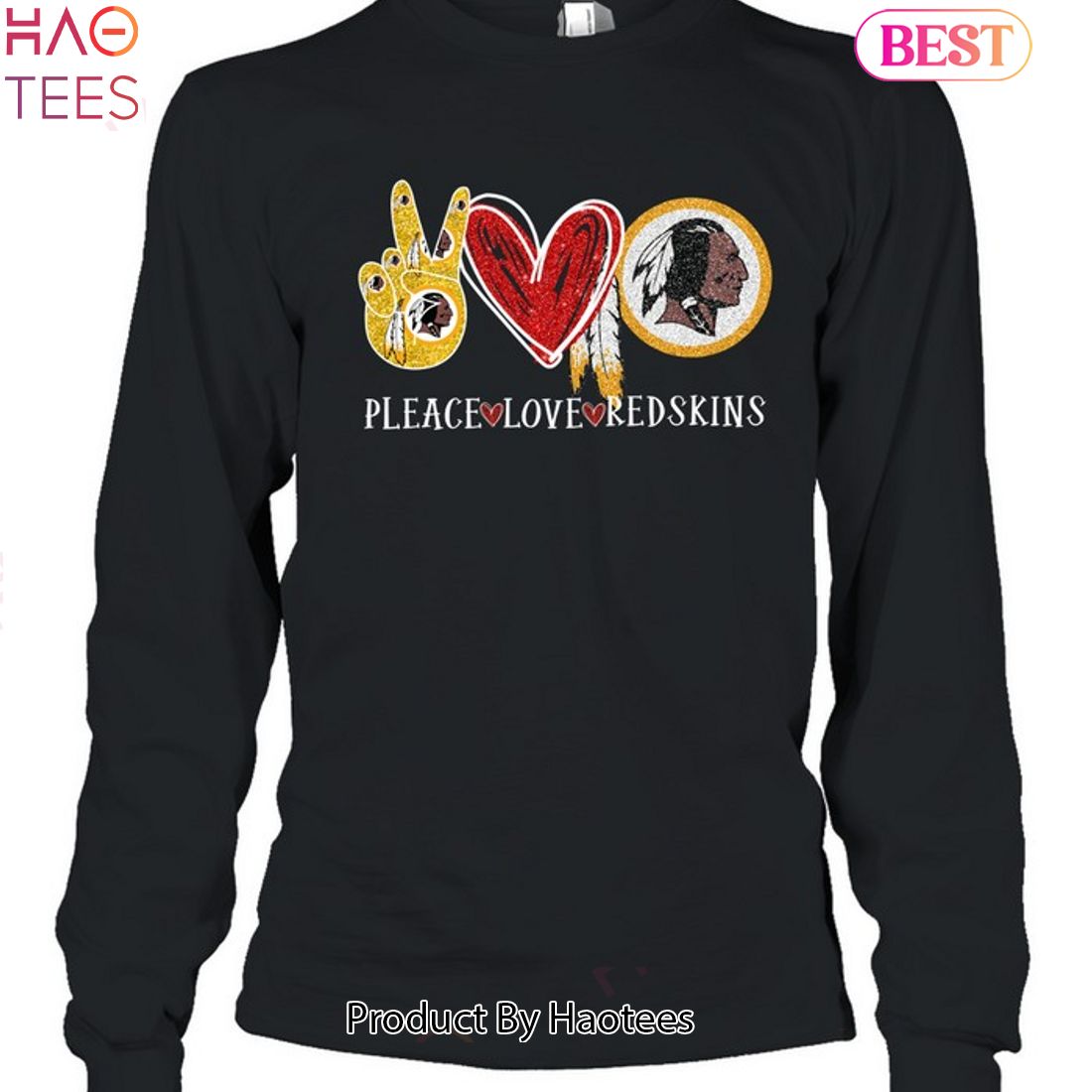 Pleace Love Redskins Washington Redskins Unisex T-Shirt Pleace Love Redskins Washington Redskins Unisex T-Shirt