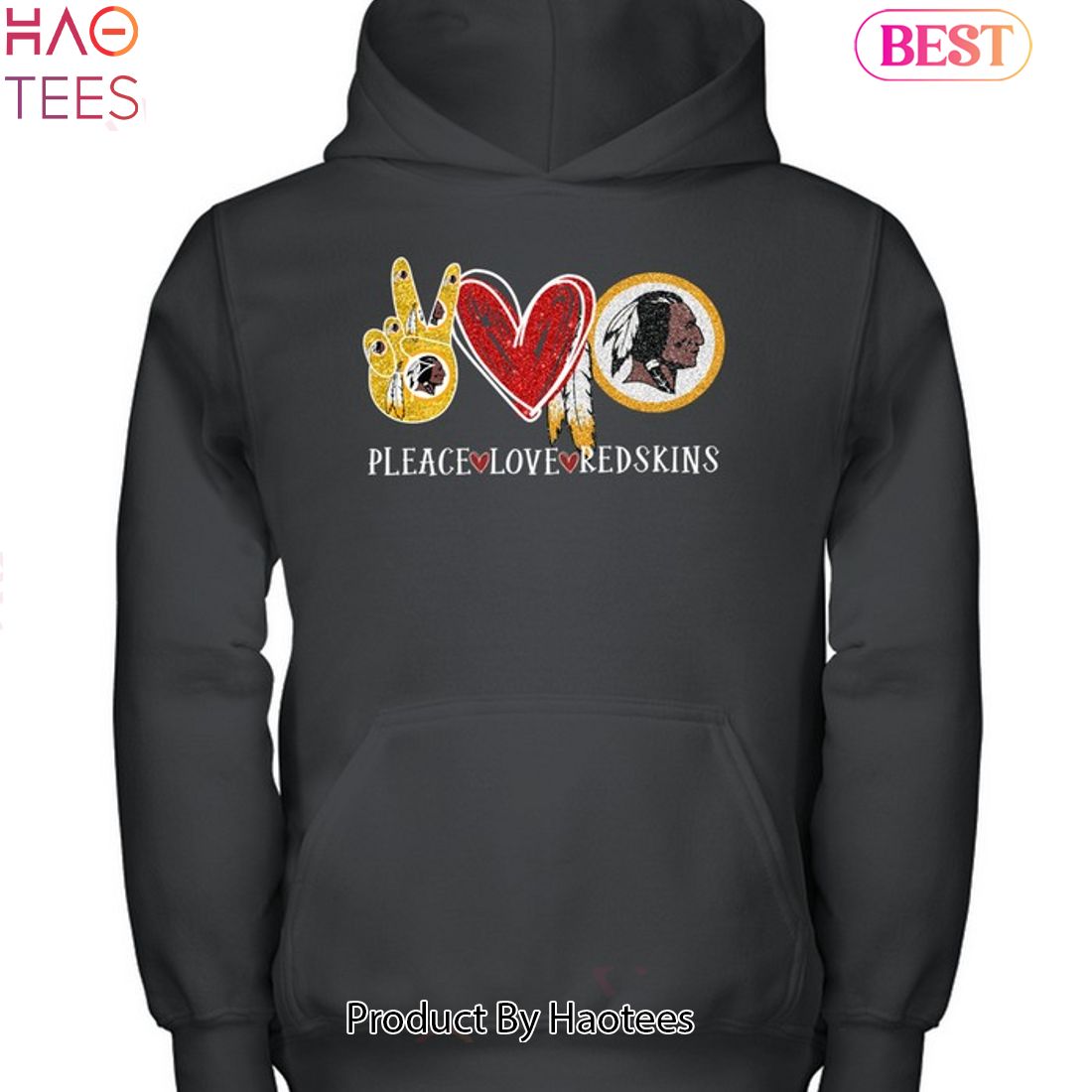 Pleace Love Redskins Washington Redskins Unisex T-Shirt Pleace Love Redskins Washington Redskins Unisex T-Shirt