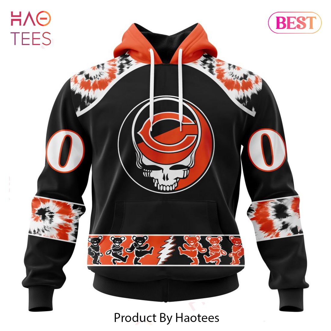 PREMIUM Chicago Bears Special Grateful Dead Design Hoodie