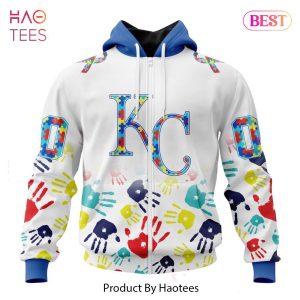 PREMIUM MLB Kansas City Royals Special Autism Awareness Design Hoodie