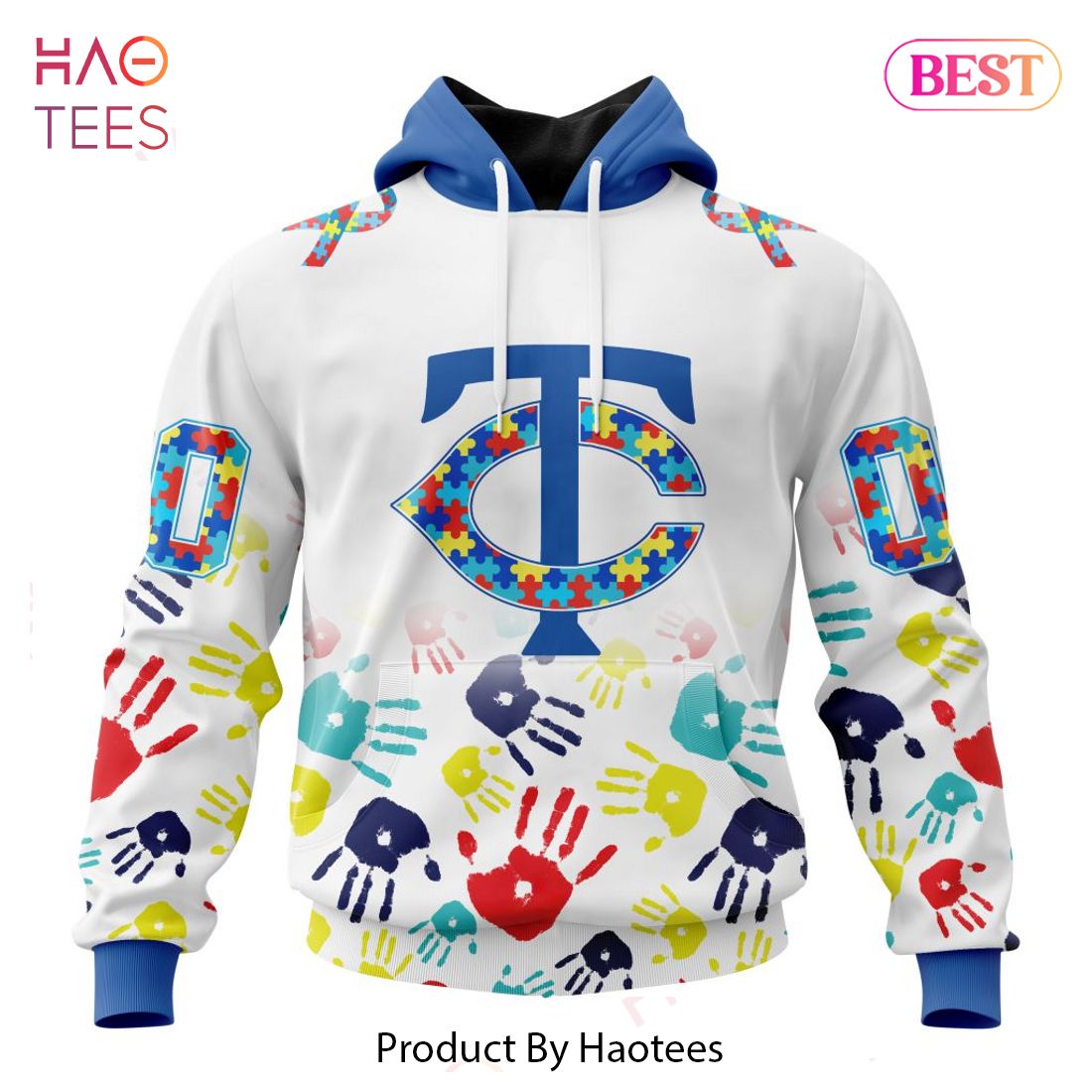 PREMIUM MLB Minnesota Twins Special Autism Awareness Design Hoodie