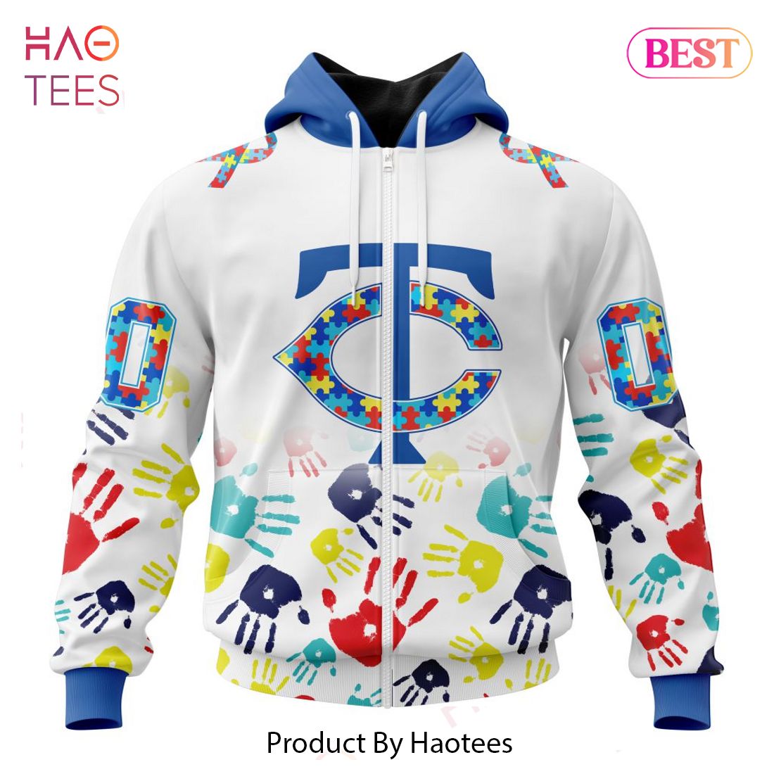 PREMIUM MLB Minnesota Twins Special Autism Awareness Design Hoodie PREMIUM MLB Minnesota Twins Special Autism Awareness Design Hoodie