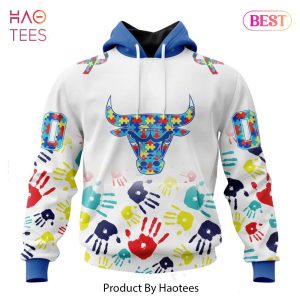 PREMIUM NBA Chicago Bulls Special Autism Awareness Design ST2303 Hoodie