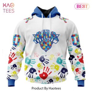 PREMIUM NBA New York Knicks Special Autism Awareness Design ST2303 Hoodie