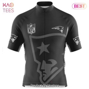 PREMIUM New England Patriots Mono Cycling Jersey Hoodie