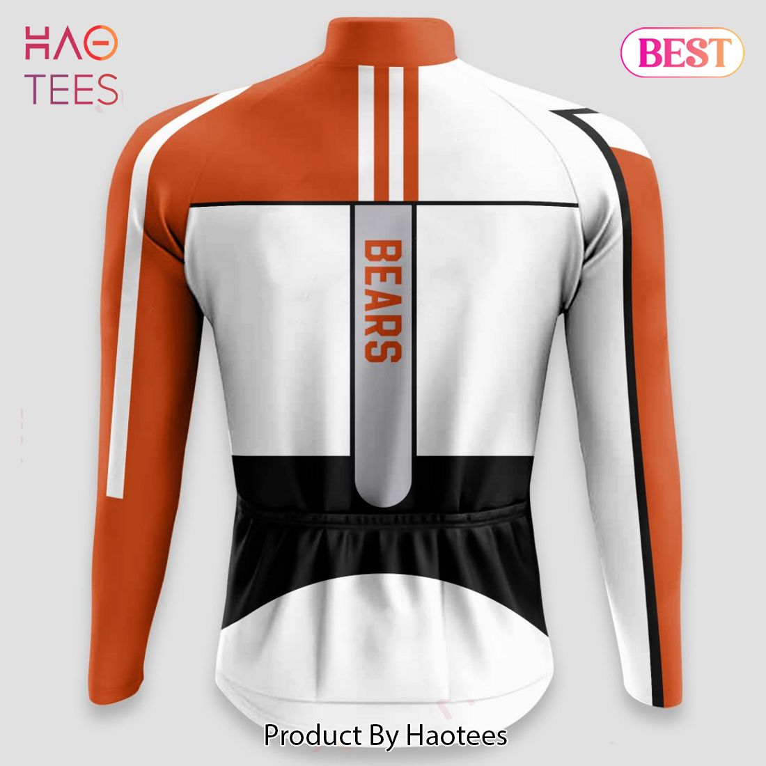 PREMIUM NFL Chicago Bears Cycling Jersey Hoodie PREMIUM NFL Chicago Bears Cycling Jersey Hoodie