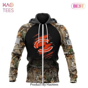 PREMIUM NFL Chicago Bears Special Camo Hunting Design Hoodie