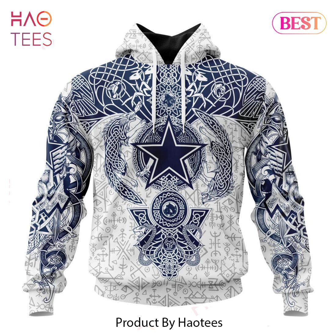 Lowest Price Dallas Cowboys Skull Hoodies 3D With Zipper, Pullover