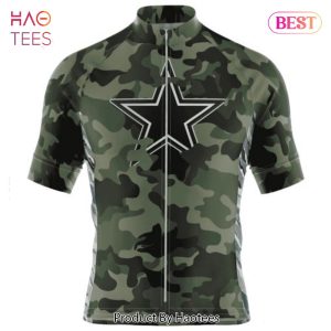 PREMIUM NFL Dallas Cowboys Special Camo Design Cycling Jersey Hoodie