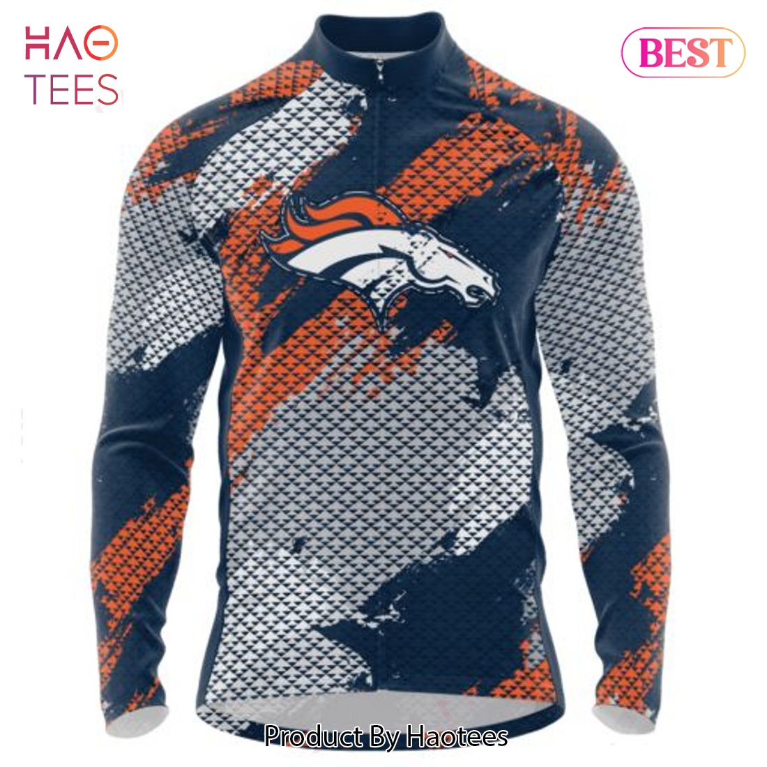 Jersey Design Ugly Sweater Denver Broncos