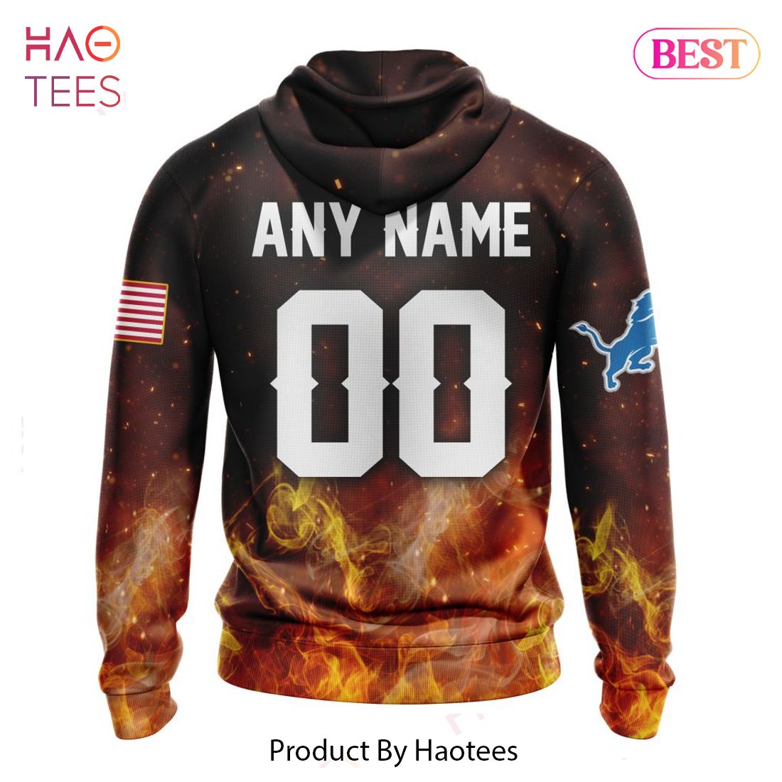 PREMIUM NFL Detroit Lions Honor Firefighters - First Responders Hoodie PREMIUM NFL Detroit Lions Honor Firefighters - First Responders Hoodie