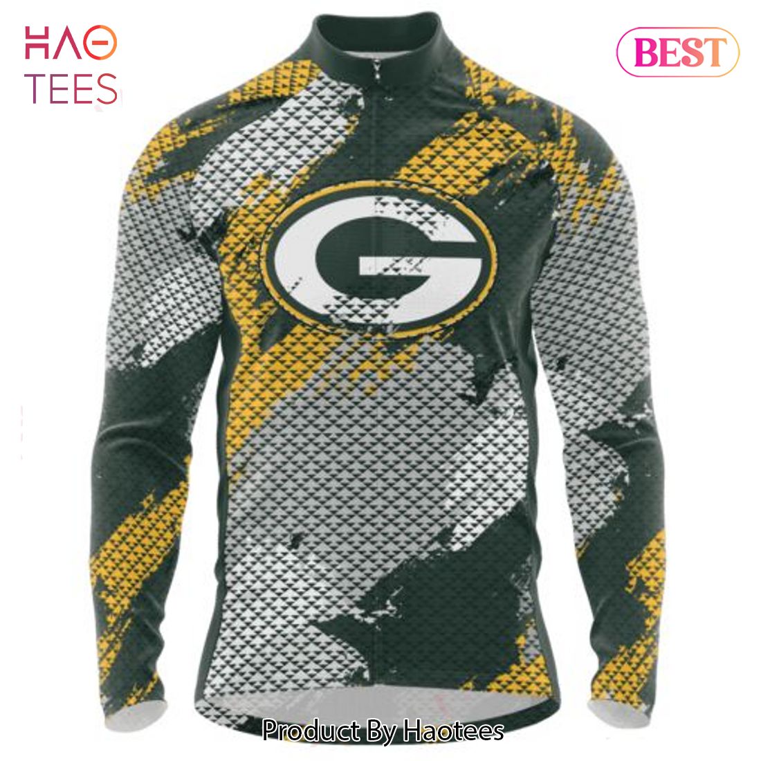 PREMIUM NFL Green Bay Packers Special Design Cycling Jersey Hoodie