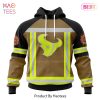 PREMIUM NFL Houston Texans Special Firefighter Uniform Design Hoodie