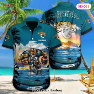 PREMIUM NFL Jacksonville Jaguars Special Hawaiian Design Button Shirt Hoodie