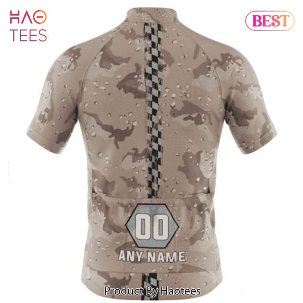 PREMIUM NFL Las Vegas Raiders Special Desert Camo Design Cycling Jersey Hoodie