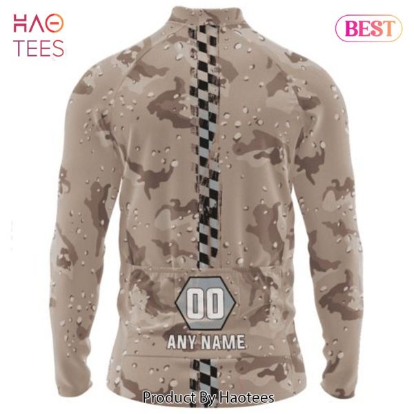 PREMIUM NFL Las Vegas Raiders Special Desert Camo Design Cycling Jersey Hoodie