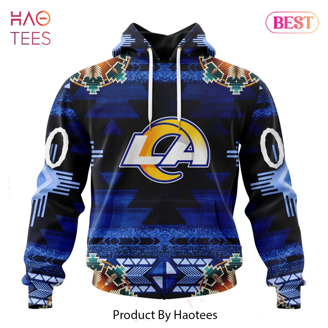 PREMIUM NFL Los Angeles Rams Special Native Costume Design Hoodie