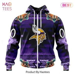 PREMIUM NFL Minnesota Vikings Special Native Costume Design Hoodie