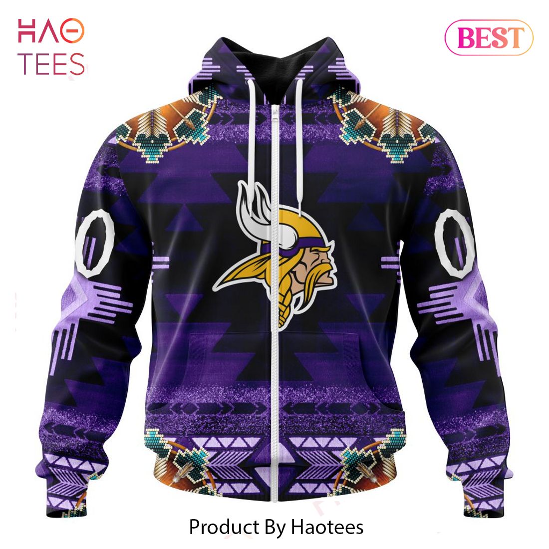 PREMIUM NFL Minnesota Vikings Special Native Costume Design Hoodie PREMIUM NFL Minnesota Vikings Special Native Costume Design Hoodie