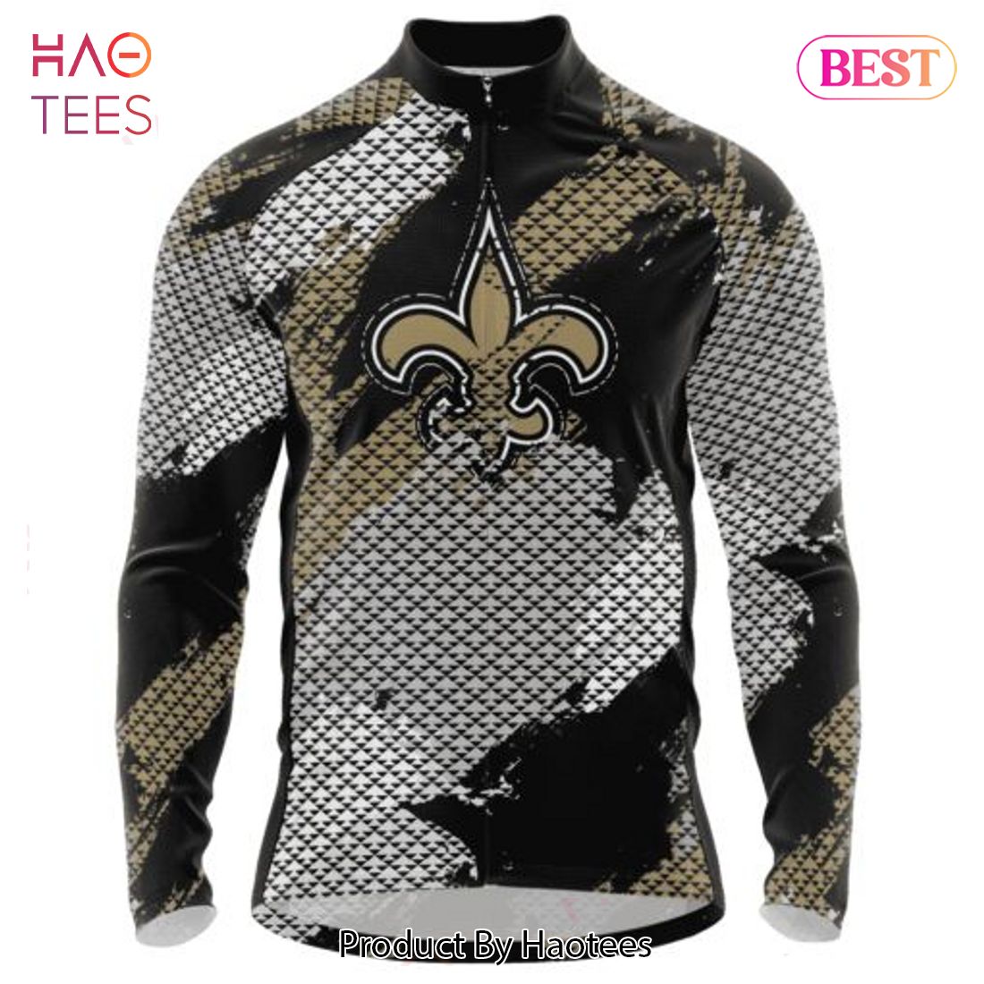 PREMIUM NFL New Orleans Saints Special Design Cycling Jersey Hoodie PREMIUM NFL New Orleans Saints Special Design Cycling Jersey Hoodie