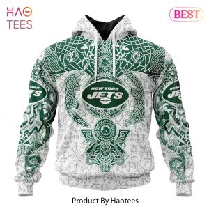 PREMIUM NFL New York Jets _ Norse Viking Symbols Hoodie