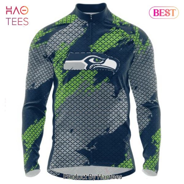 PREMIUM NFL Seattle Seahawks Special Design Cycling Jersey Hoodie