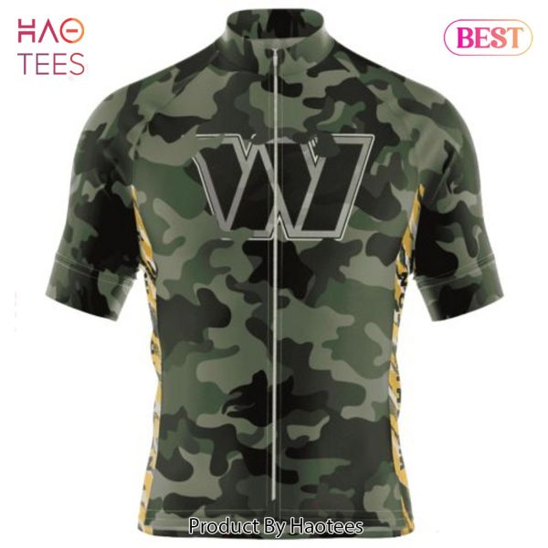 PREMIUM NFL Washington Commanders Special Camo Design Cycling Jersey Hoodie