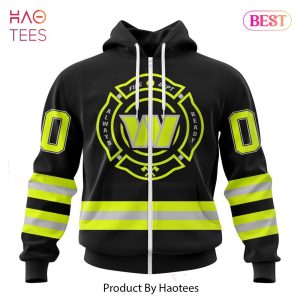 PREMIUM NFL Washington Commanders Special FireFighter Uniform Design Hoodie