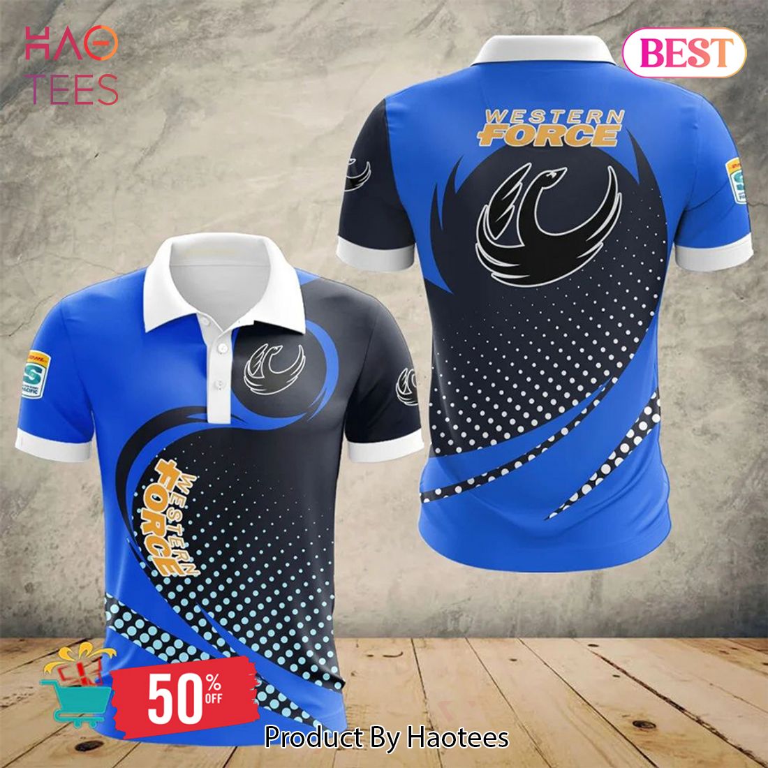 PREMIUM Super Rugby Western Force Special Polo Design