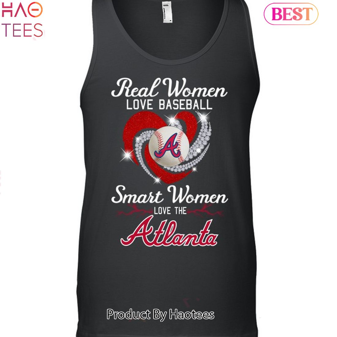 Real Women Love Baseball Atlanta Braves Unisex T-Shirt Limited Edition