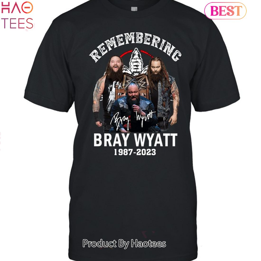 Remembering Bray Wyatt 1987-2023 Unisex T-Shirt