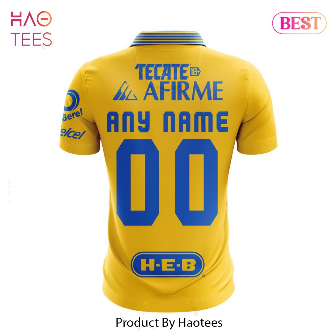 THE BEST LIGA MX Tigres UANL 2023 ? 2024 Home Polo THE BEST LIGA MX Tigres UANL 2023 ? 2024 Home Polo