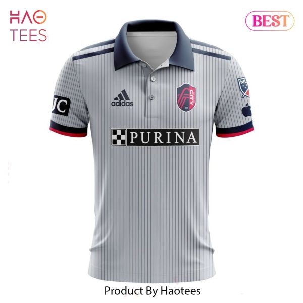 THE BEST MLS St. Louis City SC 2023 Away The Spirit Custom Polo