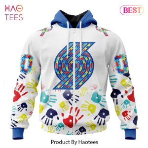 THE BEST NBA Portland Trail Blazers Special Autism Awareness Design ST2303 Hoodie