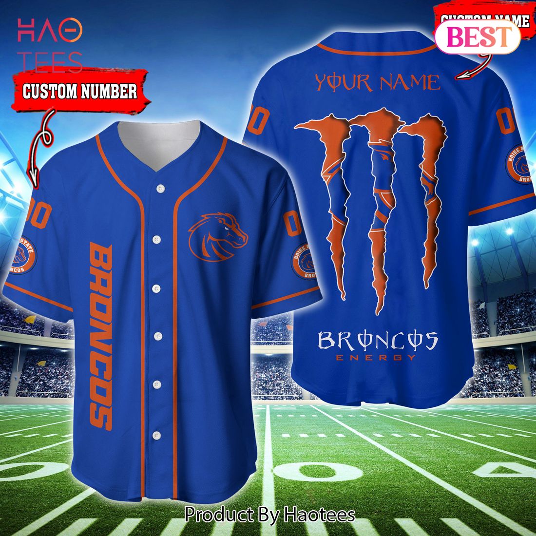 THE BEST NCAA ABoise State Broncos Baseball Jersey THE BEST NCAA ABoise State Broncos Baseball Jersey