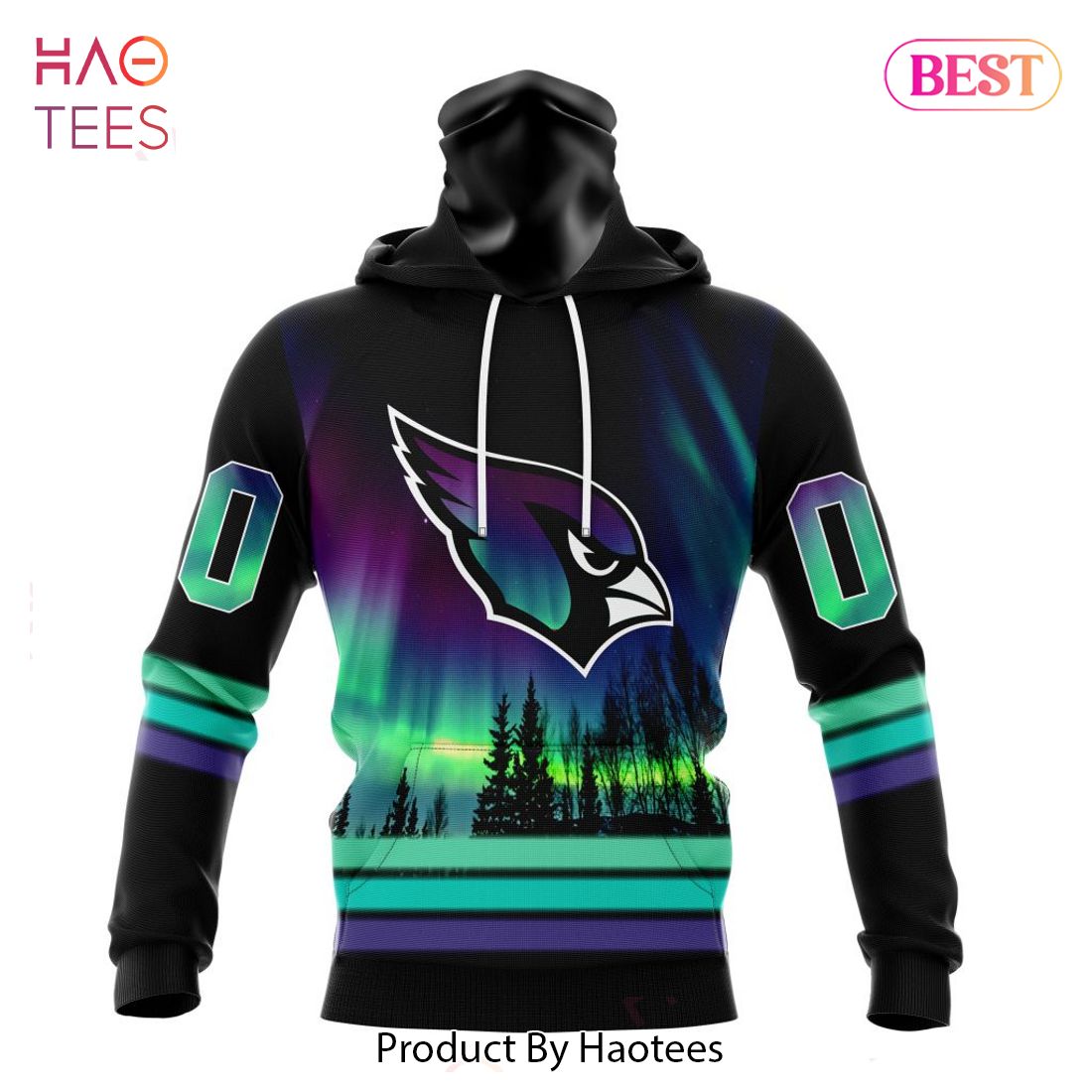 THE BEST NFL Arizona Cardinals Special Design With Northern Lights Hoodie THE BEST NFL Arizona Cardinals Special Design With Northern Lights Hoodie
