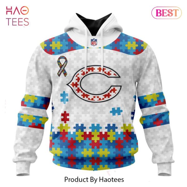 THE BEST NFL Chicago Bears Special Autism Awareness Design Hoodie
