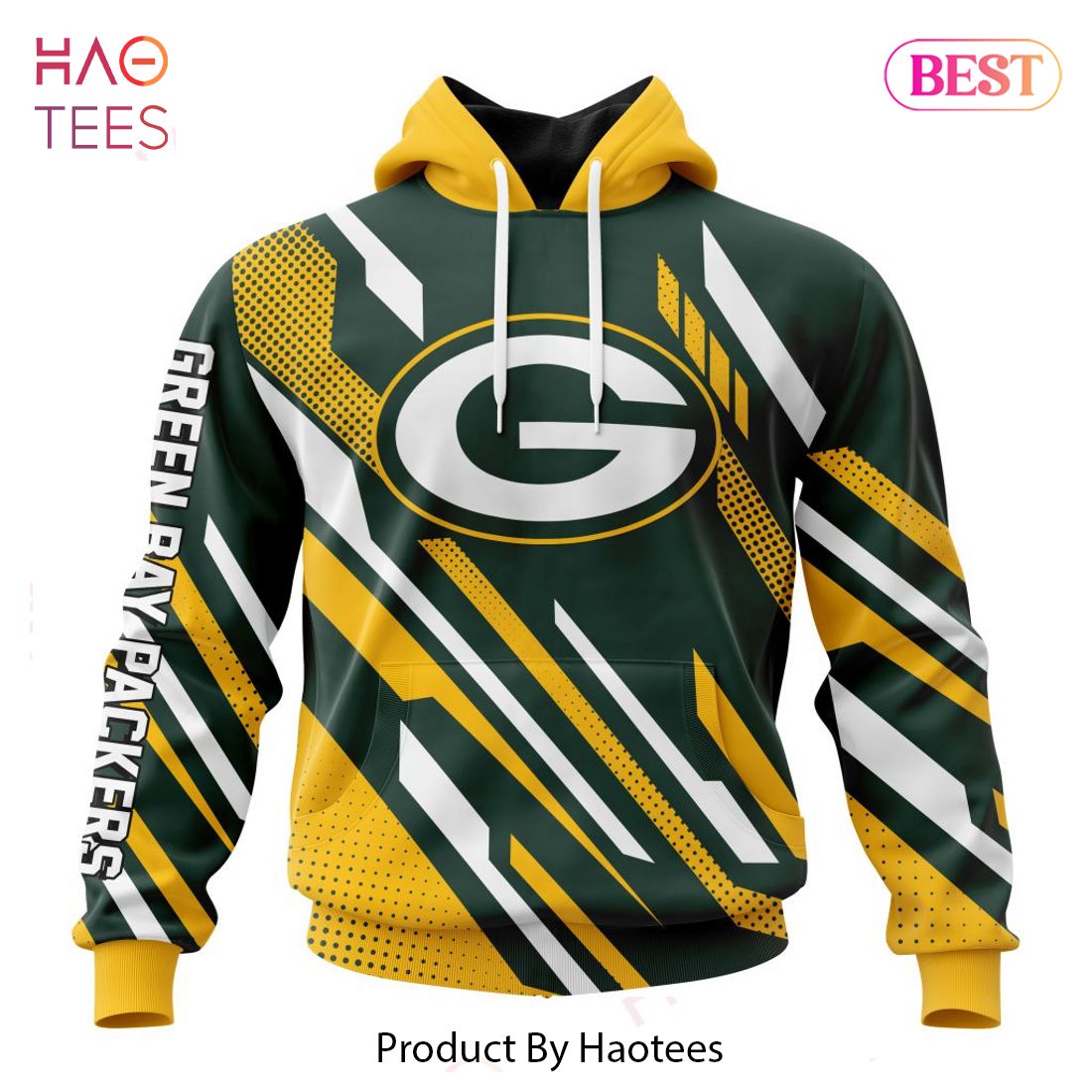 Green Bay Packers NFL Football Team All Over Print Hoodie