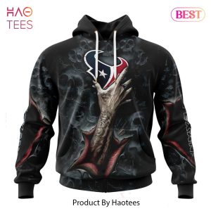 THE BEST NFL Houston Texans Special Horror Skull Art Design Hoodie