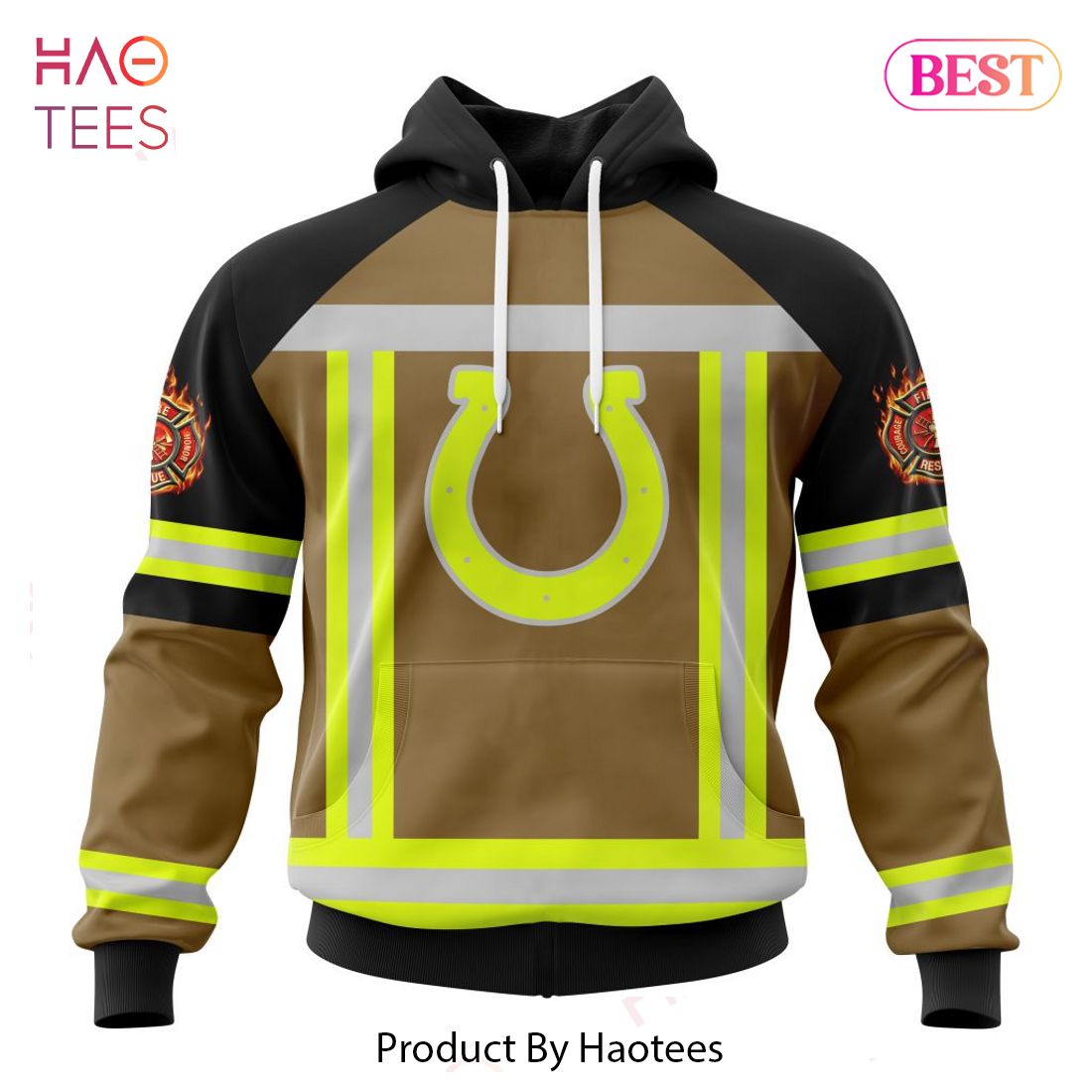 THE BEST NFL Indianapolis Colts Special Firefighter Uniform Design Hoodie