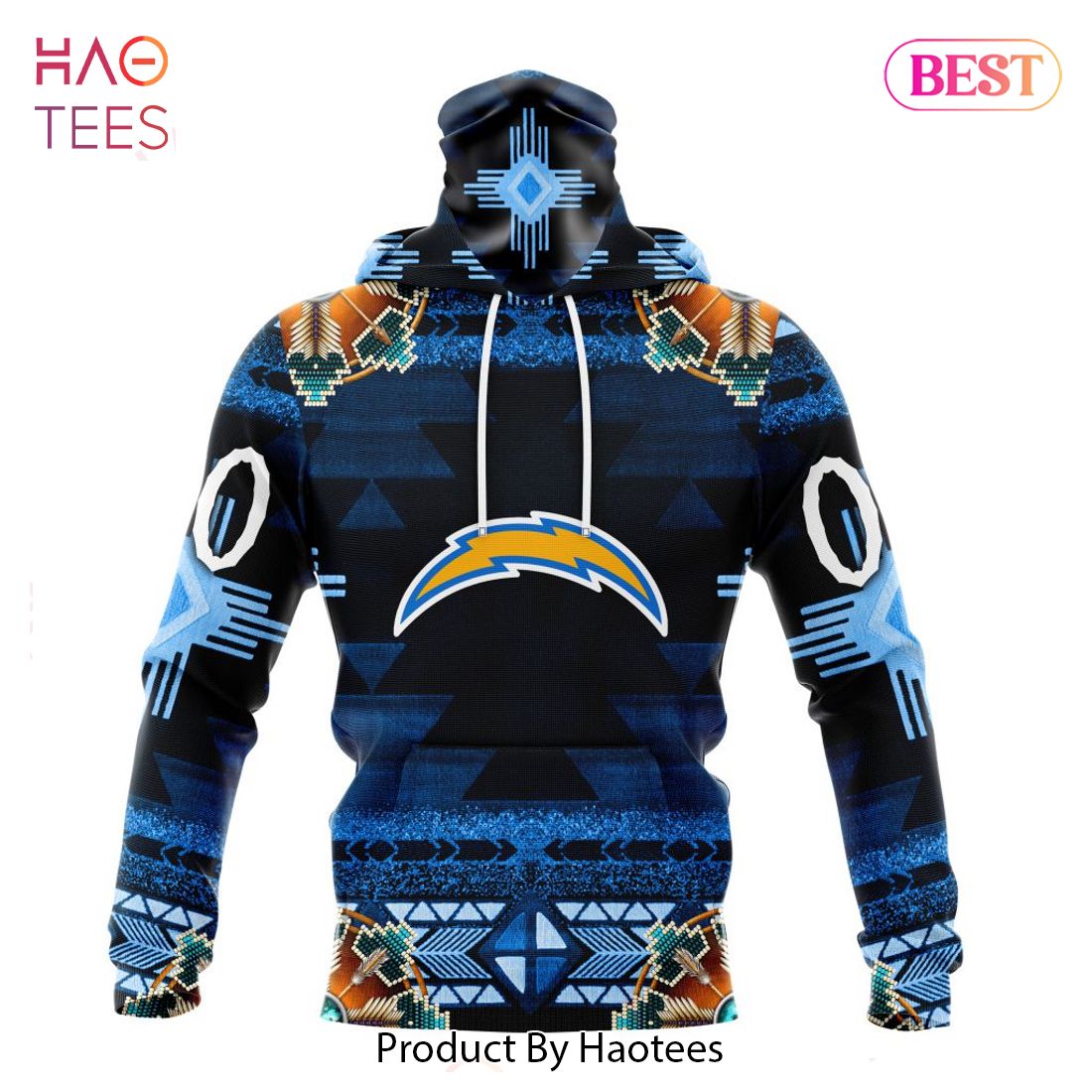 THE BEST NFL Los Angeles Chargers Special Native Costume Design Hoodie THE BEST NFL Los Angeles Chargers Special Native Costume Design Hoodie