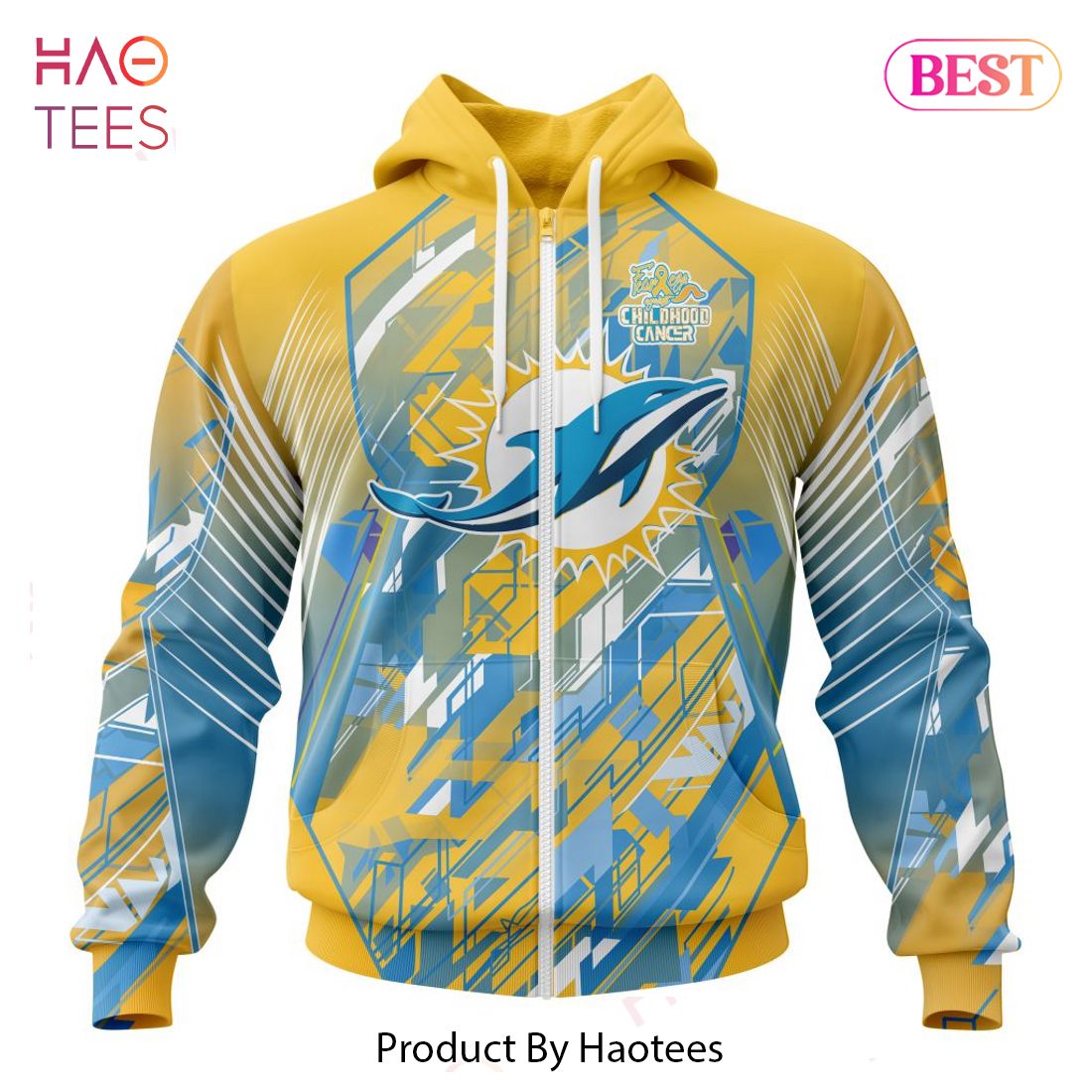 THE BEST NFL Miami Dolphins _ Specialized Design Fearless Against Childhood Cancers Hoodie THE BEST NFL Miami Dolphins _ Specialized Design Fearless Against Childhood Cancers Hoodie