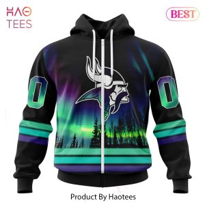THE BEST NFL Minnesota Vikings Special Design With Northern Lights Hoodie