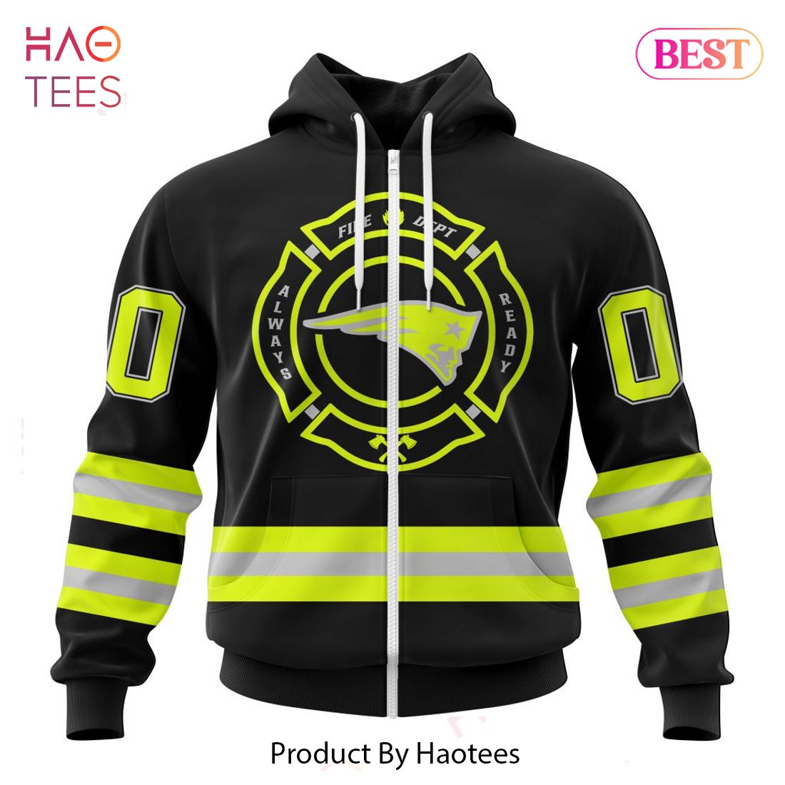 THE BEST NFL New England Patriots Special FireFighter Uniform Design Hoodie THE BEST NFL New England Patriots Special FireFighter Uniform Design Hoodie