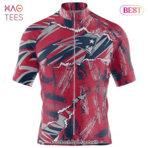 THE BEST NFL New England Patriots Special Mix Stripes Design Cycling Jersey Hoodie