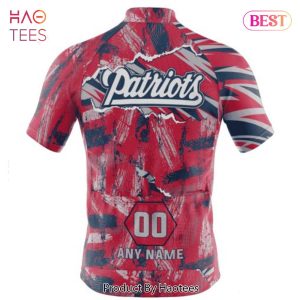 THE BEST NFL New England Patriots Special Mix Stripes Design Cycling Jersey Hoodie