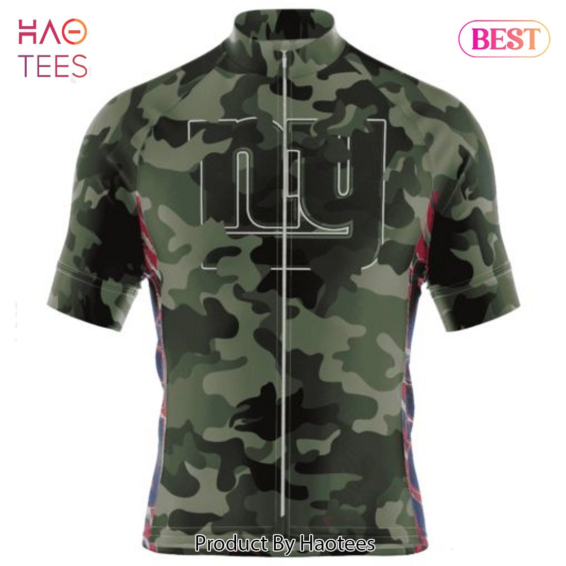 THE BEST NFL New York Giants Special Camo Design Cycling Jersey Hoodie